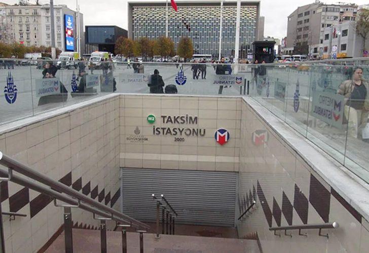 Taksim'e giden metrolarda seferler yapılmayacak! Saat 14'ten itibaren geçerli