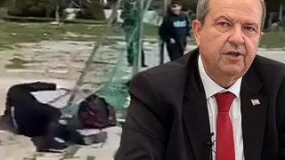 KKTC Cumhurbaşkanı Ersin Tatar’ın futbol oynarken düştüğü anlar sosyal medyada gündem yarattı! “Yine düşeyim, yine kalkayım”