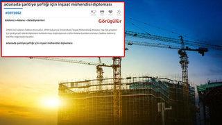 Deprem felaketi sonrası 'pes' dedirten ilanlar! İnşaat mühendisleri diplomalarını kiralıyor