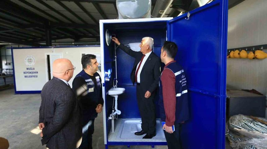Büyükşehir Belediyesi seyyar tuvalet üretimine başladı
