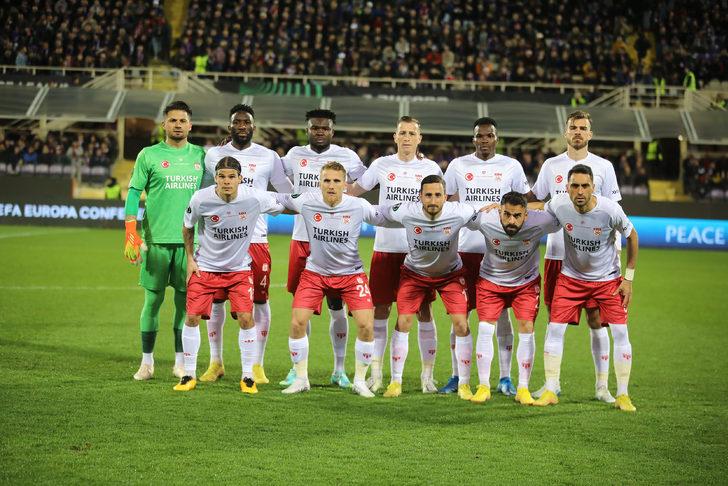 Sivasspor, Fiorentina karşısında direndi ama olmadı! Tur, Türkiye'ye kaldı...