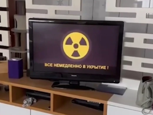 Rus televizyonu hacklendi! “Lütfen sığınağa gidin” uyarısı yapıldı