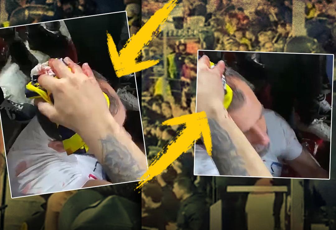 İspanyol polisinin Sevilla Fenerbah&ccedil;eli taraftarlara m&uuml;dahalesi ma&ccedil;ın &ouml;n&uuml;ne ge&ccedil;mişti! Taraftarların kanlar i&ccedil;inde yerde kaldığı yeni g&ouml;r&uuml;nt&uuml;ler ortaya &ccedil;ıktı