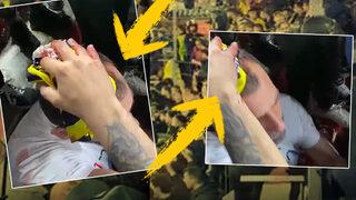 İspanyol polisinin Sevilla Fenerbahçeli taraftarlara müdahalesi maçın önüne geçmişti! Taraftarların kanlar içinde yerde kaldığı yeni görüntüler ortaya çıktı