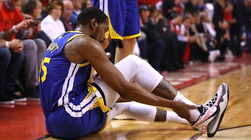 NBA'de Kevin Durant, sakatlığı nedeniyle 3 hafta forma giyemeyecek