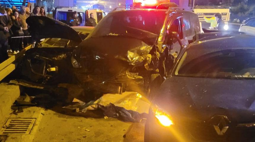 Trabzon'da zincirleme trafik kazası: 1 ölü, 4 yaralı!