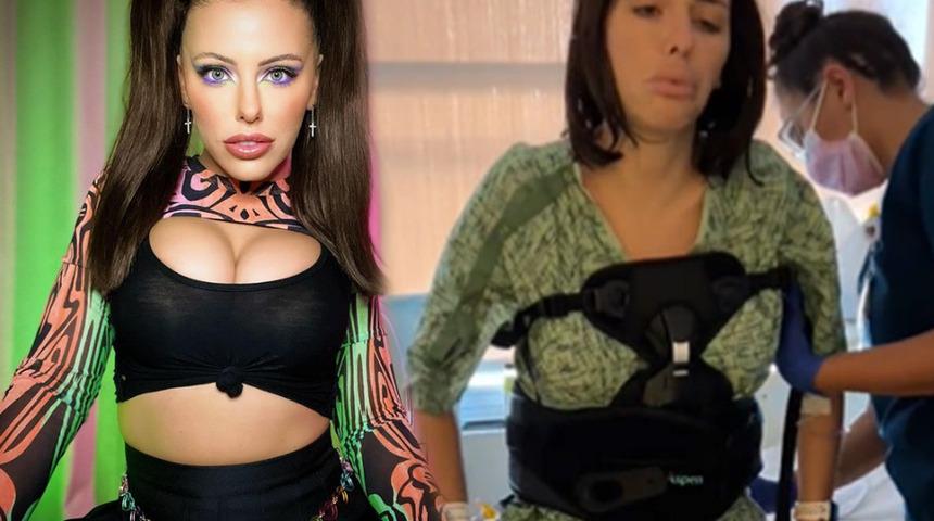 Yetişkin film yıldızı Adriana Chechik çekimler sırasında sakatlanmıştı! Belinin kırıldığını açıklayan isim iç çamaşırlı pozuyla geri döndü