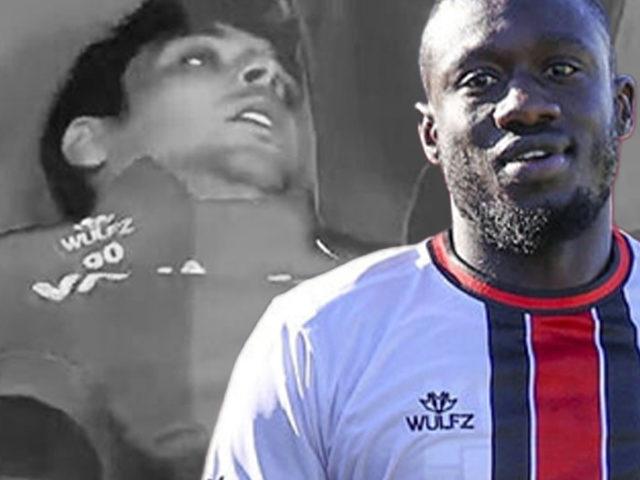 Ne yaptın Diagne! Kullandığı frikik sonrası Salih Dursun yedek kulübesinde yere düştü!