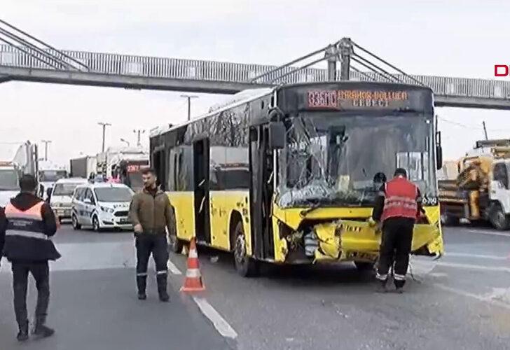 SON DAKİKA | İstanbul'da İETT otobüsü bariyerlere çarptı! Yaralılar var