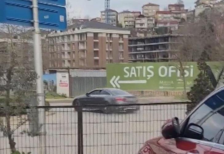 Beykoz'da drift atan ehliyetsiz sürücüye para cezası!