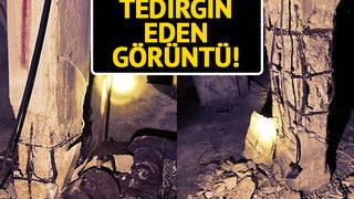 İstanbul'da tedirgin eden görüntü! Ufak bir sallantıda yıkılırsa...