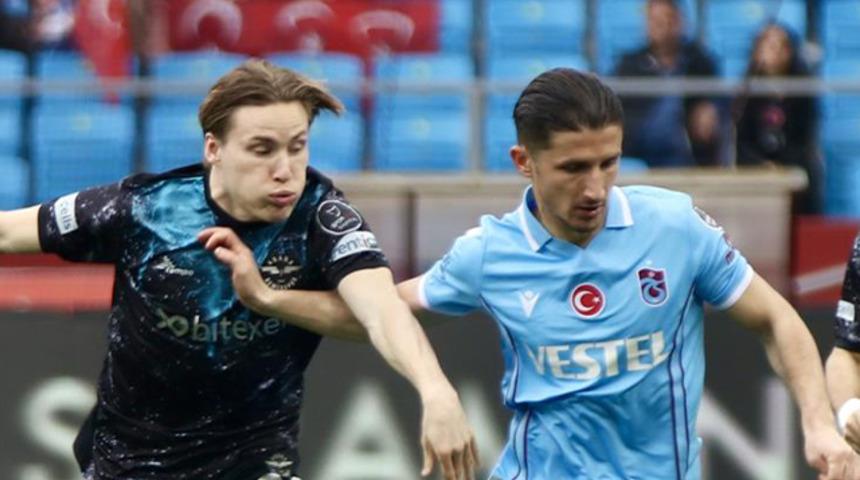 Trabzonspor Adana Demirspor'u 4-1 mağlup etti! 77'de oyuna giren Edin Visca yıldızlaştı