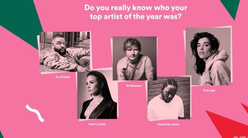 2017 Wrapped sizin için listeliyor