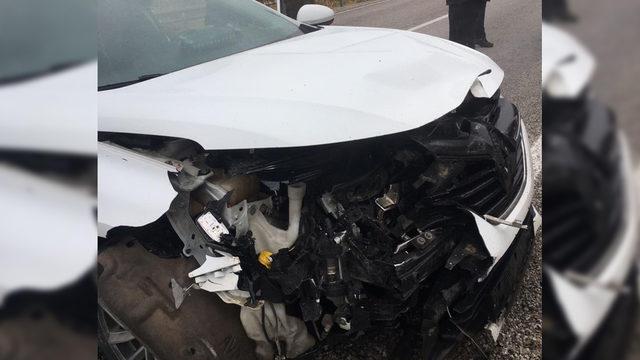 AK Partili vekilin ekibi kaza yaptı! Yaralılar var