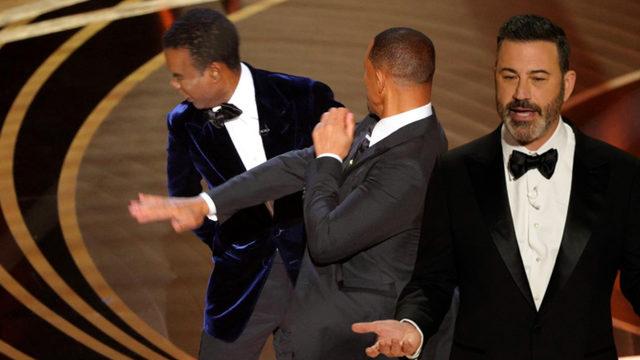 Oscar Ödül Töreni'nde tokat göndermesi! Will Smith'in attığı tokadı anımsatan Jimmy Kimmel yine rahat durmadı: Beşlik çaktı!