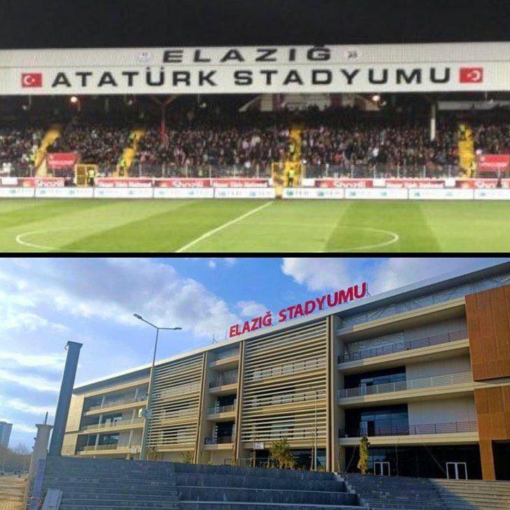 Elazığ Atatürk Stadyumundaki tabela değişikliği gündem olmuştu! Bakanla görüşmesini açıklayıp 'Bu hafta değişecek' dedi, AK Partili isimden yanıt geldi: "İsmi günü geldiğinde konulacak"