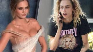 Bağımlılık tedavisi görmüştü! O halinden eser kalmadı... Cara Delevingne Oscar'a öyle bir geldi ki...