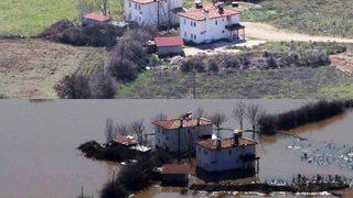 İki fotoğraf arasında bir yıl var... Yer: Muğla! Dünyada bir ilk olma özelliği taşıyordu