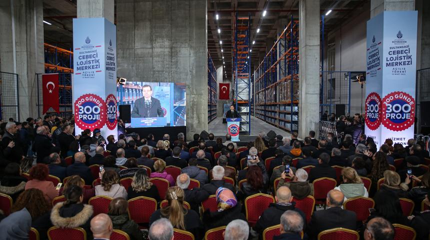 Sultangazi Cebeci Lojistik Merkezi hizmete açıldı