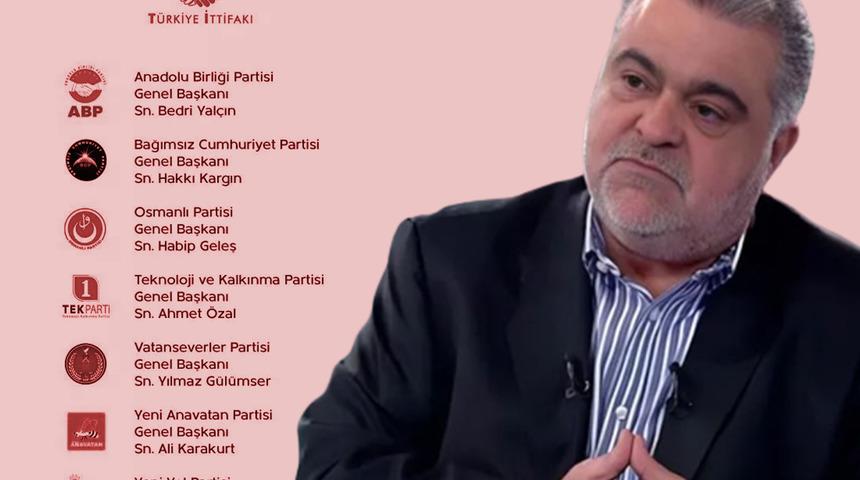 5. ittifak geliyor... 7 parti birleşti Türkiye İttifakı kuruldu! Cumhurbaşkanı adayı ise Ahmet Özal