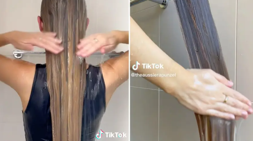 Gerçek Rapunzel olarak görülüyor! Sağlıklı saçların basit sırrını açıkladı