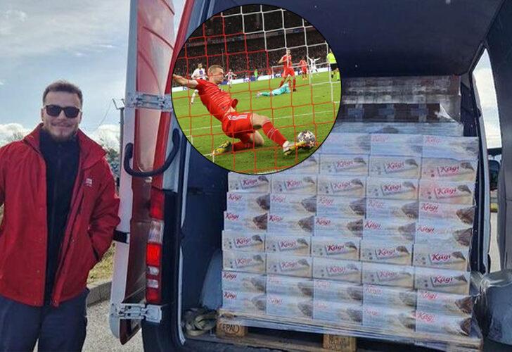 Bayern Münih'in yıldızı Yann Sommer sözünü tuttu! PSG maçında yaptığı kurtarış sonrası takım arkadaşı Matthijs de Light'e tam 700 kg'lık bir kamyon çikolata gönderdi