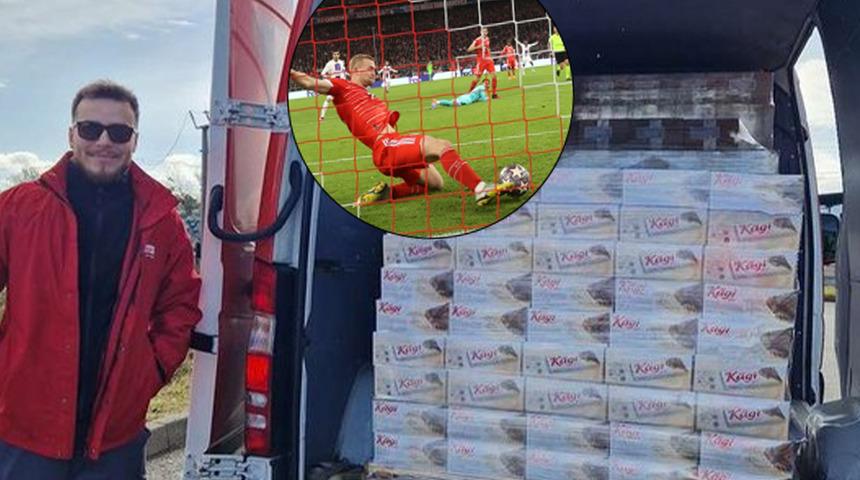 Bayern Münih'in yıldızı Yann Sommer sözünü tuttu! PSG maçında yaptığı kurtarış sonrası takım arkadaşı Matthijs de Light'e tam 700 kg'lık bir kamyon çikolata gönderdi