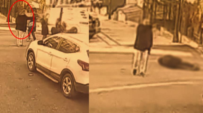 Silivri&rsquo;de eski sevgili dehşeti! &Ccedil;ocukların g&ouml;z&uuml; &ouml;n&uuml;nde... Korkun&ccedil; anlar kamerada