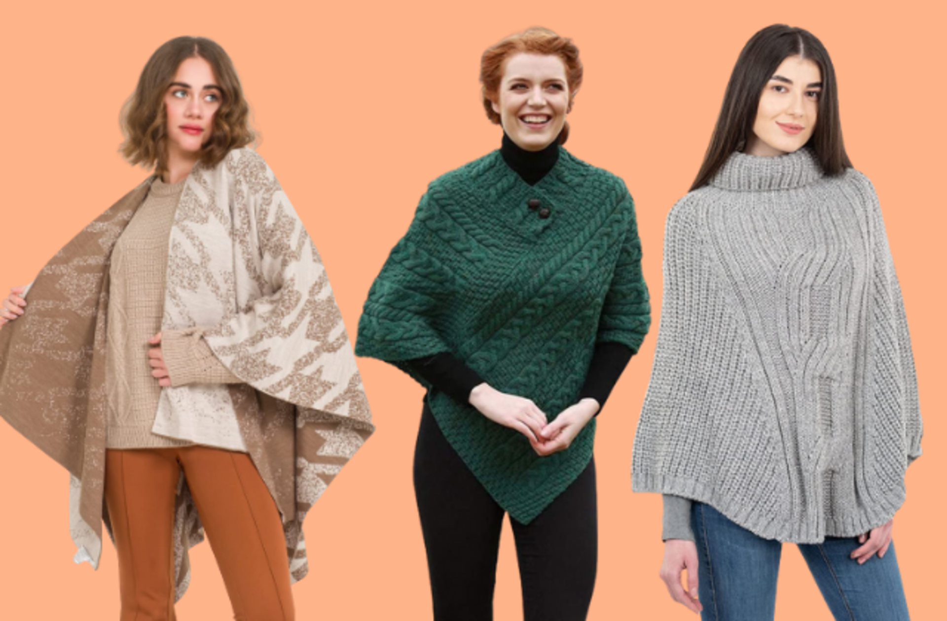 Serin havalarda üzerinize alıp dışarı çıkabileceğiniz en iyi panço modelleri