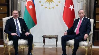 Cumhurbaşkanı Erdoğan, Azerbaycan Cumhurbaşkanı Aliyev ile görüştü