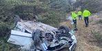 Bolu'da takla atan otomobildeki 1 kişi öldü, 2 kişi yaralandı