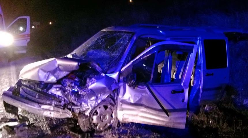 Samsun'da iki otomobilin çarpışması sonucu 7 kişi yaralandı