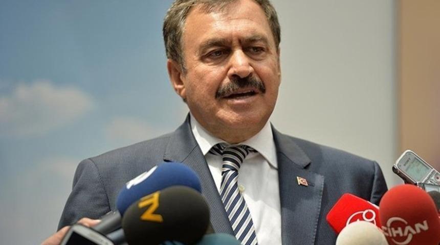 Bakan Veysel Eroğlu: T&uuml;rkiye'den &ouml;z&uuml;r diliyorum