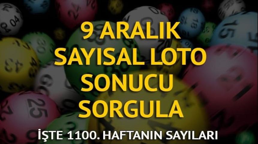 Sayısal Loto sonuçları sorgula - 2 Aralık Milli Piyango Sayısal Loto sonucu