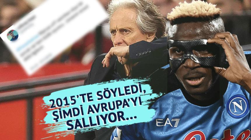 Fenerbahçe için geleceği görmüş! Napoli'yi adım adım şampiyonluğa taşıyan Victor Osimhen için 2015 yılındaki o tweet gündem oldu...