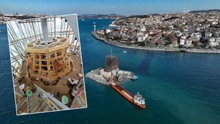 Fotoğraflar geldi! Kız Kulesi'nde kubbe ahşap imalatları tamamlandı... İşte son durum