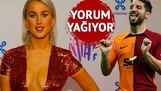 Dries Mertens'in eşi Kat Kerkhofs'tan ayrılık iddialarına yanıt! Taraftardan yorum yağıyor sezon sonu takımdan ayrılıyor mu? 