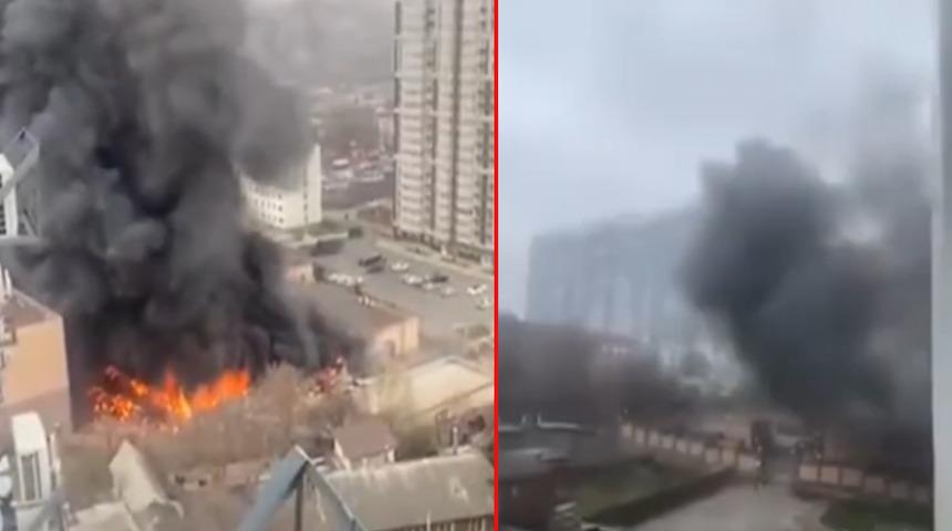 Rusya'nın korktuğu sonunda oldu! Art arda patlamalar meydana geldi