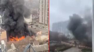 Rusya'nın korktuğu sonunda oldu! Art arda patlamalar meydana geldi