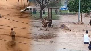 Şanlıurfa'daki sel felaketinden dehşete düşüren görüntüler! Kızını kurtardı ama sonrasında can pazarı yaşandı