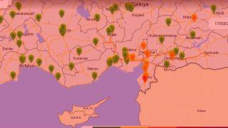 Tehlike harita üzerinde gösterildi! O bölgede 'silika'ya dikkat Binanın, betonun, taşın, toprağın olduğu her yerde...