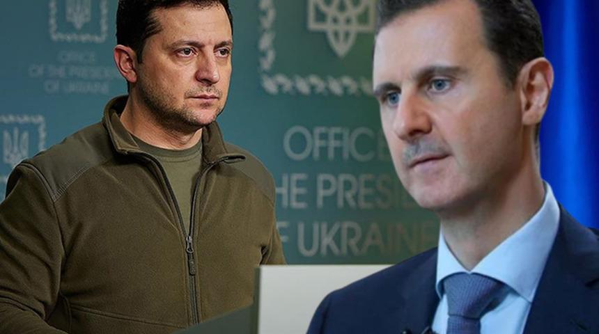 Ukrayna lideri Zelenskiy imzayı attı! Esad'a yaptırım kararı geldi