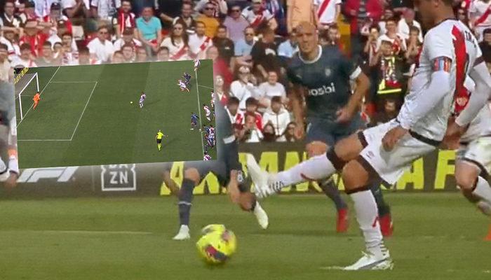 Rayo Vallecano Girona maçında görülmemiş penaltı vuruşu! Taraftar çileden çıktıİspanya