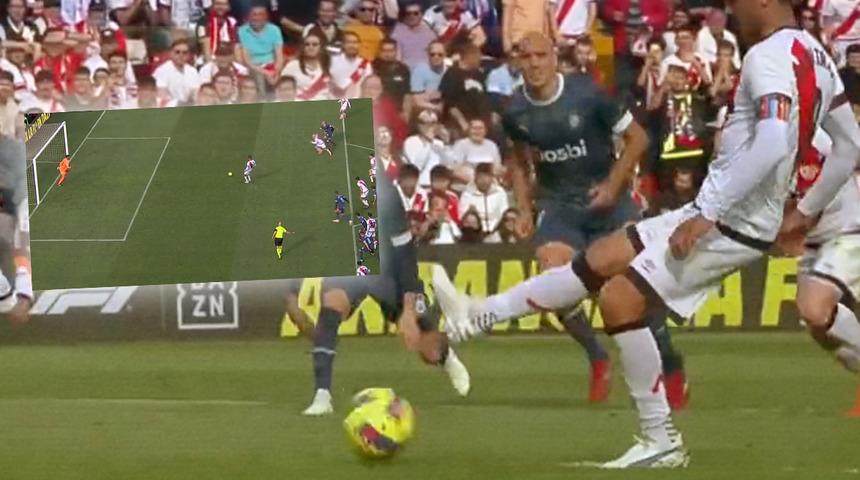 Rayo Vallecano Girona maçında görülmemiş penaltı vuruşu! Taraftar çileden çıktı