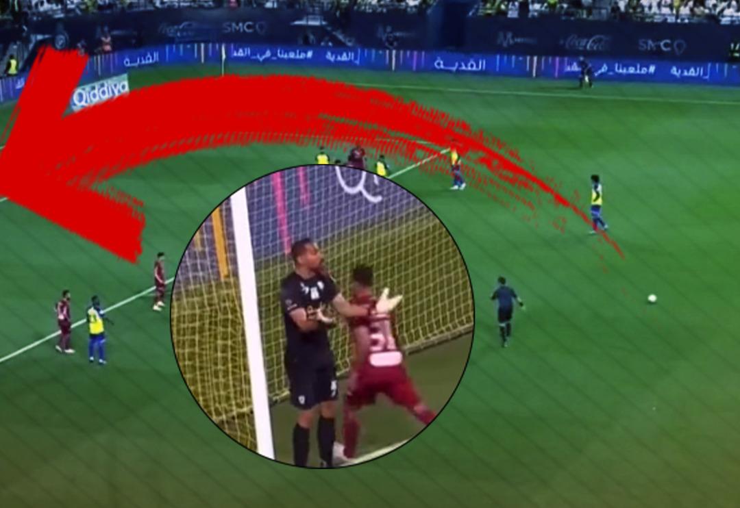 Al Nassr'ın yıldızı Cristiano Ronaldo'dan 35 metreden m&uuml;kemmel gol! Kaleci bile ne olduğunu anlamadı