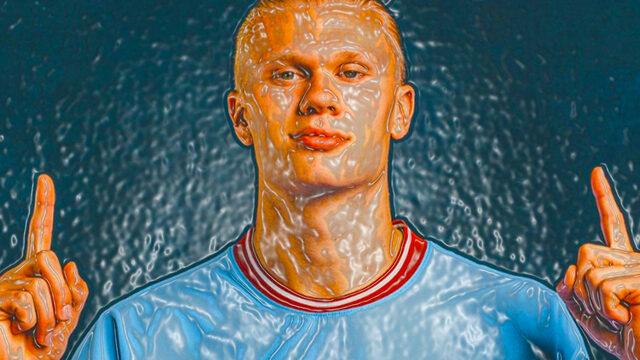 Erling Haaland tarih yazmaya devam ediyor! Burnley karşısında üç dakikada iki gol, son 126 dakikada ise tam 8 gol attı