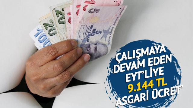 Son dakika: Çalışmaya devam edecek EYT’liler dikkat! Asgari ücret net 9.144 TL olarak ödenecek: 638 liralık fark…