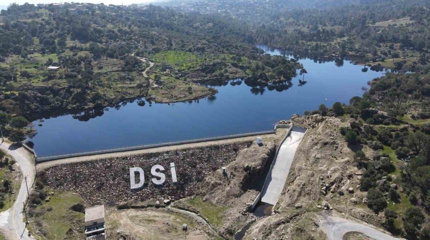 Karpuzlu Şenköy Göleti doldu, fazla su tahliye ediliyor