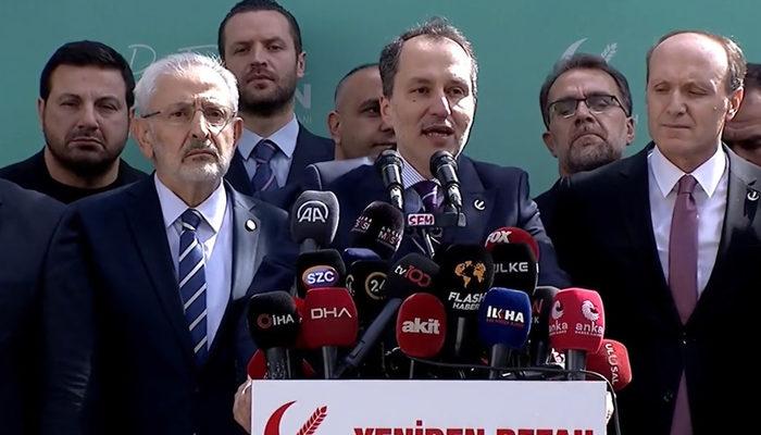 Yeniden Refah Partisi 'ittifak' kararını verdi! Erbakan da aday oldu