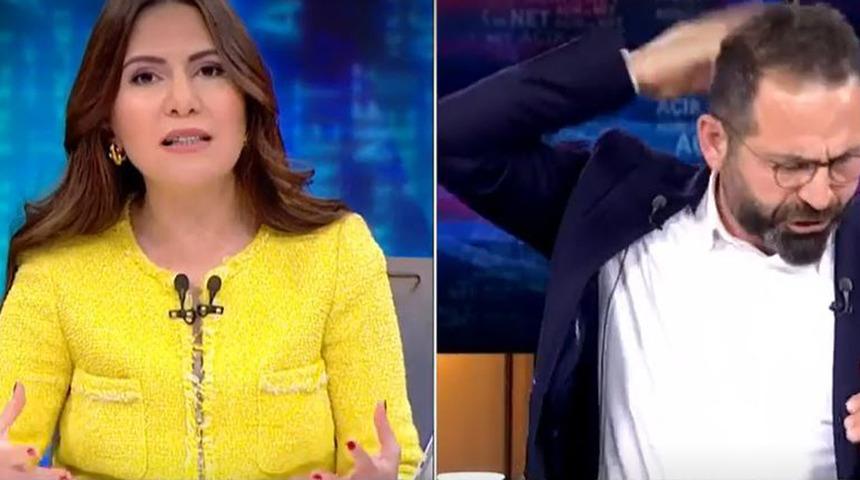 Canlı yayında gergin dakikalar! Moderatör dayanamayıp araya girdi: Önce sinirlendi ardından yayını terk etti